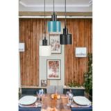 Fer Avize Mısra Özel Tasarım Modern Cafe Mutfak Salon 3 Lü Metal Sarkıt Avize - Renkli