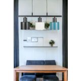 Fer Avize Mısra Özel Tasarım Modern Cafe Mutfak Salon 3 lü Metal Sıralı Sarkıt Avize