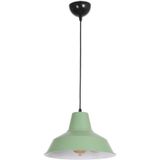 Fer Avize No33 Modern Tasarım Cafe - Mutfak - Salon - Oturma Odası - Metal Yeşil Içi Beyaz Tekli Avize