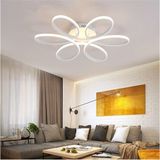 Fer Avize Papatya Modern Tasarım Yatak Odası - Salon - Mutfak Beyaz Renk Gün Işığı Ve Beyaz Led Avize