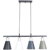 Fer Avize Trend Modern Tasarım Mutfak Salon Gri Duylu Siyah Beyaz Antrasit Yeşil Renk 4 Lü Avize