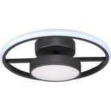 Fer Avize Ufo Ledli Modern Avize Enerji Tasarruflu Hol Giyinme Odası Salon Çocuk Odası Cafe Beyaz Işık - Siyah - Tekli
