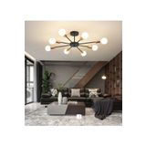 Fer Avize Yıldız Model Modern Spor Model Tavan Plofonyer Salon - Mutfak - Yatak Odası 8 Li Avize (AMPULSÜZ)