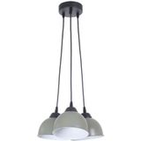 Fer Avize Zero Modern Tasarım Yatak Odası - Cafe - Mutfak - Salon Yeşil Renk 3 Lü Avize