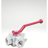 Fer-Ro Bv3 Serisi 5/8” Bsp Hidrolik 3-Yollu Küresel Vana (L-Tipi)