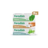 Feradisin Doğal Ve Helal Florürsüz Beyazlatıcı Üçlü Dişmacunu Seti - Misvak - Nane - Aloevera