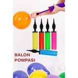 ferah feza Balon Pompası | Renkli Balon Poması Şişirici, Doğum Günü Kutlama Pratik Şişirme El Pompası