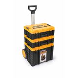 FERAH PLASTİK Tekerlekli Takım Çantası 3 Katlı Modüler Takım Kutusu Taşınabilir Organizer Profesyonel Alet Çantası
