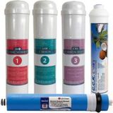 Ferah Ravent,Bms Lg ,Ova,Sulax,Aqua Clean Aqvaplus Waterlife Tiger Kapalı Kasa Filtre Seti 5Li Aşama