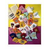 FERAH SOCKS 15'Li Farklı Karakter Desenli Kolej Çorap