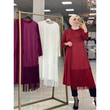Ferah Tunik Fusya