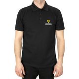 Ferari In Italy Polo Yaka Siyah Tişört - XL