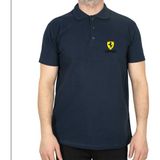 Ferari Lite Polo Yaka Lacivert Tişört - XL