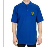 Ferari Lite Polo Yaka Mavi Tişört - S