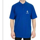Ferari Logo Polo Yaka Mavi Tişört