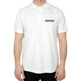 Ferari Text Black Polo Yaka Beyaz Tişört