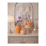 Feray Home Dekoratif Obje Salon Seti Soft Sarı Zebra Ayaklı Saksı Soft Sarı Şah Soft Sarı Zebra Kutu Gümüş
