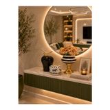 Feray Home Dekoratif Obje Salon Seti Zebra At Desen Kutu Siyah Zebra Ayaklı Saksı Siyah Şah Gold