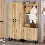 Ferda-1-3 Bohem Ayaklı Aynalı Vestiyer Portmanto Ayakkabılık FRD04 - Montajsız