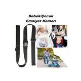 Ferdys Bebek/Çocuk 2 Nokta Emniyet Kemeri, Kayışı, Bebek Arabası Emniyet Kemeri Mama Sandalyesi