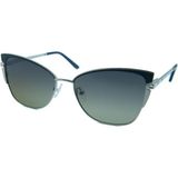 Ferfarini FF 1474 400P 55 Cat Eye Gri Metal Kadın Güneş Gözlüğü