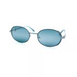 Ferfarini FF 1484 470 54 Oval Gri Metal Unisex Güneş Gözlüğü