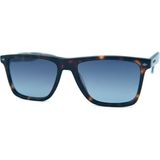 Ferfarini FF 1513 260P 55 Polarize Kare Kırçıllı Kahverengi Kemik Unisex Güneş Gözlüğü