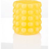 FerGlass Fener Mum Bubble Short Kavun Kokulu Dekoratif Mum - Krem