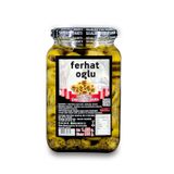 Ferhatoğlu 900 gr Izgara Edilmiş Çeşnili Yeşil Zeytin