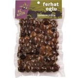 Ferhatoğlu Siyah Çevirme Zeytin Kekikli 200 gr Vakumlu Paket Organik Sofralık Zeytin