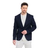 Ferico Erkek Dark Navy Poliviskon Kumaş Slim Fit Blazer Ceket Lacivert 56