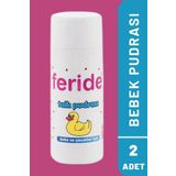 Feride 2 Adet Pişik Pudrası Gül Kokulu 75 Gr