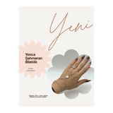 FERİHA DESING Çelik Yonca Şahmeran Bileklik – Sarı & Gümüş – Ayarlanabilir