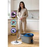 FERİS Proff Starex Pedallı Vileda Temizlik Seti Pedallı Kova Sap Mafsallı Kapak Mikrofiber Mop Set