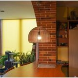 Ferisa Home 30 cm Ahşap Bohem Modern Salon Cafe Yatak Odası Avizesi - 1