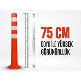 Ferizli Reklam 75 cm Delinatör (Esnek - Ekonomik) Montaj Vidaları Ile Birlikte - 10 Adet