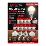 Ferled 10 w günışğı led ampul 10 adet