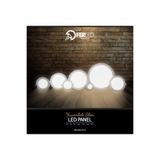 Ferled 3W Slim LED Panel Yuvarlak Naturel Işık 4000K – İnce Tasarım, Güçlü Aydınlatma
