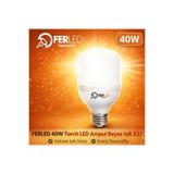 Ferled 40W Torch LED Ampul Beyaz Işık E27 Duy – Yüksek Işık Gücü, Enerji Tasarruflu