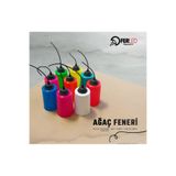 Ferled Kırmızı Ağaç Feneri ( 1 (Fener) + 1 (Duy + Kablo) + 1 (10W Led-Ampul 6500K)