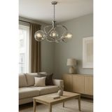 FERLUCE AVİZE CAMLI AVİZE MELİS 3 LÜ E27 KROM