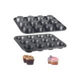 ferman's home 12'li Muffin Kalıbı Cupcake Kapsülü Fırın Mini Kek Browni Kek Kabı Yanmaz Yapışmaz