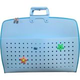 Fermuarlı 35X50 Resim Çantası, Proje Çantası Delikli Model Su Geçirmez (38X55 Cm) Soft - Mavi - 1 Adet