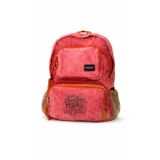 Fermuarlı Ön Cepli Design Unisex Vintage Denim Kullanışlı Sırt Çantası -DASTON (Pembe) 41