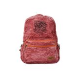 Fermuarlı Ön Cepli Design Unisex Vintage Denim Sırt Çantası -SUNSHİNEKOT (Pembe) 24
