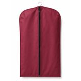 Fermuarlı Takım Elbise Koruyucu Kılıf, 60x100 cm, Yeşil ve Bordo, 4'lü Set, Nem ve Toz Önleyici
