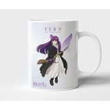 Fern Frieren Anime Tasarım Kupa - Hediyelik Kupa - Baskılı Kupa - 001 - Beyaz - 300 ml