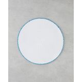 Fern Pp 2'li Amerikan Servis 38 cm Beyaz - Mavi - 36 x 38 cm