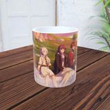 Fern Stark Frieren Anime Tasarım Kupa - Hediyelik Kupa - Baskılı Kupa - 001 - Beyaz - 300 ml