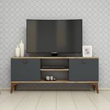 Ferniso Mobilya 120 cm Modern Tasarımlı Tv Ünitesi Açık Gri Suntalam Malzemeden Üretilmiştir